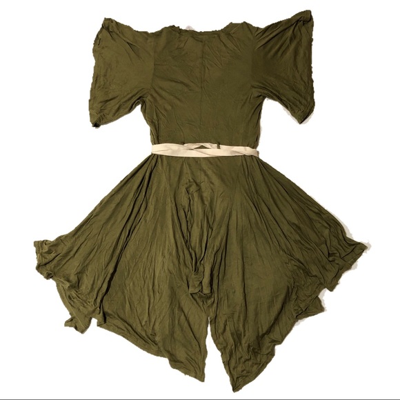 Free People Somewhere Tunic Army - Picture 4 of 6